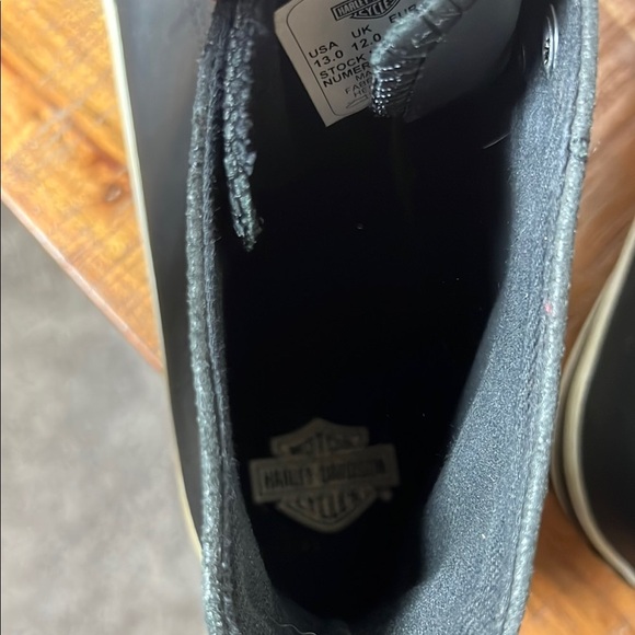Harley-Davidson Black Motorcycle High-Top Sneakers, Men’s 13 - Picture 7 of 10